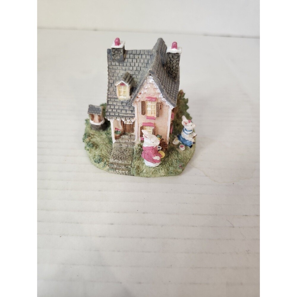 The Bunny Family Village- Studio of Egg Design EH04- 1994 Dillard's
